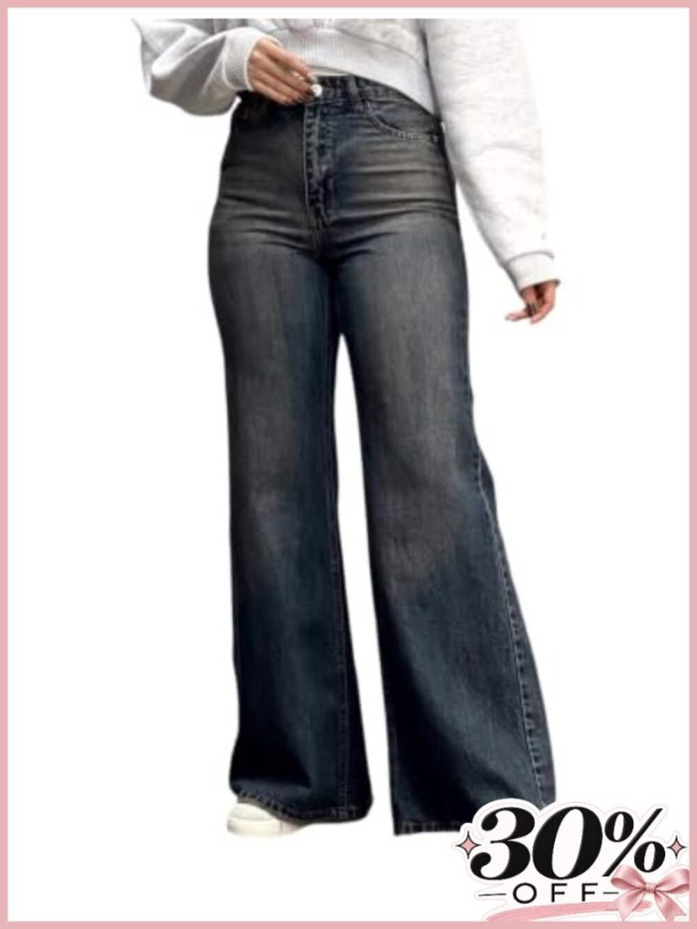 High Waisted Bootcut Micro Flare Jeans Stretch Denim Pants